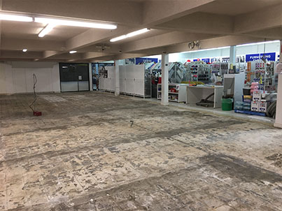 6 asbestos floor tile removal completed