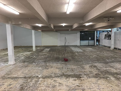 7 asbestos floor tile removal completed